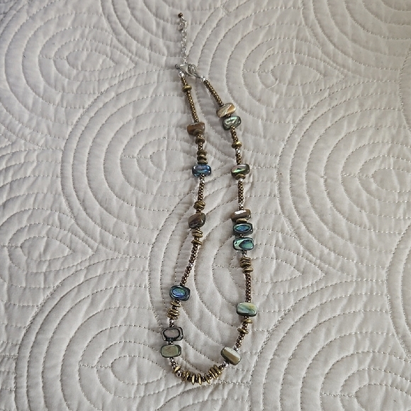 SILPADA Abalone Shell and bronze glass beads Necklace - Picture 4 of 4